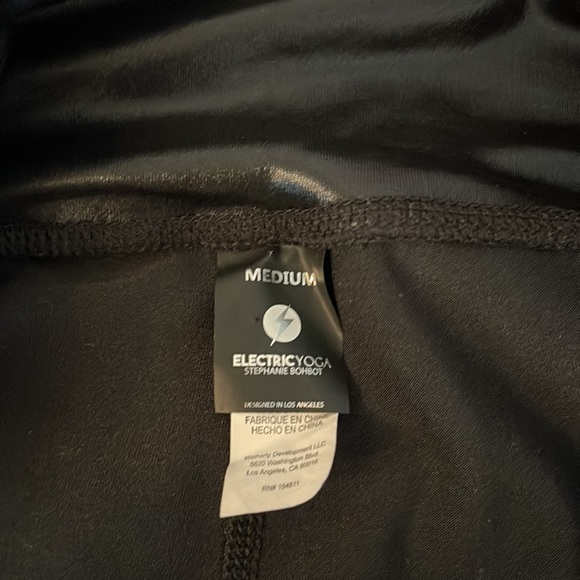 NWOT Electric Yoga Widow Coated Leggings - Picture 4 of 7